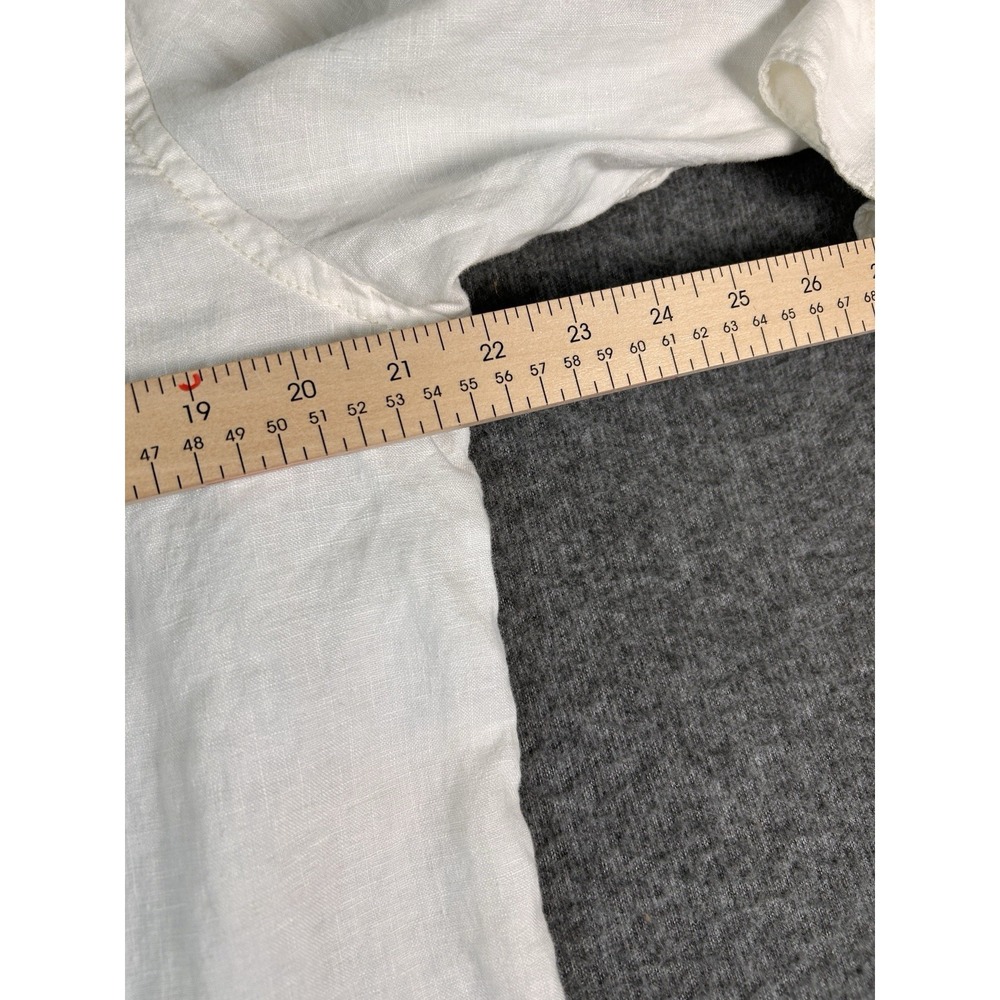 Tommy Bahama Ebroidered Med  Long Live Island Life 100 % Linen - Picture 3 of 10